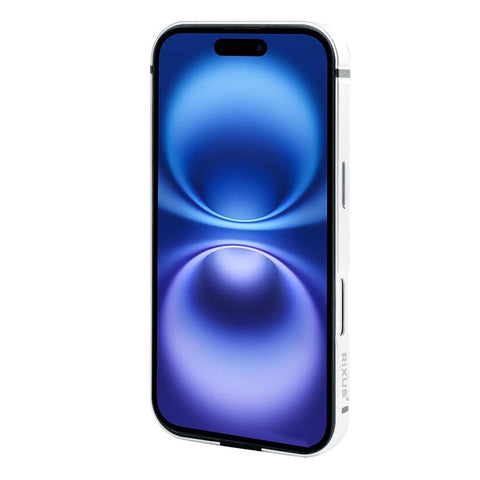 Étui Rixus Crash Guard pour Apple iPhone 16 blanc