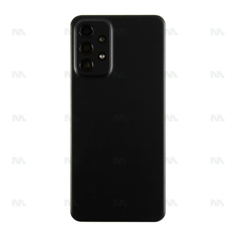 Vitre arrière pour Samsung Galaxy A23 5G A236B avec objectif - Noir - OEM