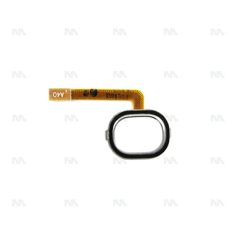 Capteur d'empreintes digitales avec bouton d'accueil pour Samsung Galaxy A40 A405F – Blanc – OEM