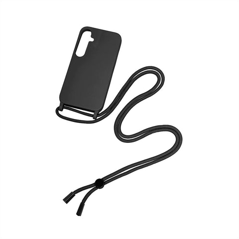 Cache-cordon pour collier Rixus TPU pour Samsung Galaxy S24 Plus Noir