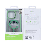 Étui Rixus Classic 03 avec MagSafe pour Apple iPhone 14 Pro Max vert clair