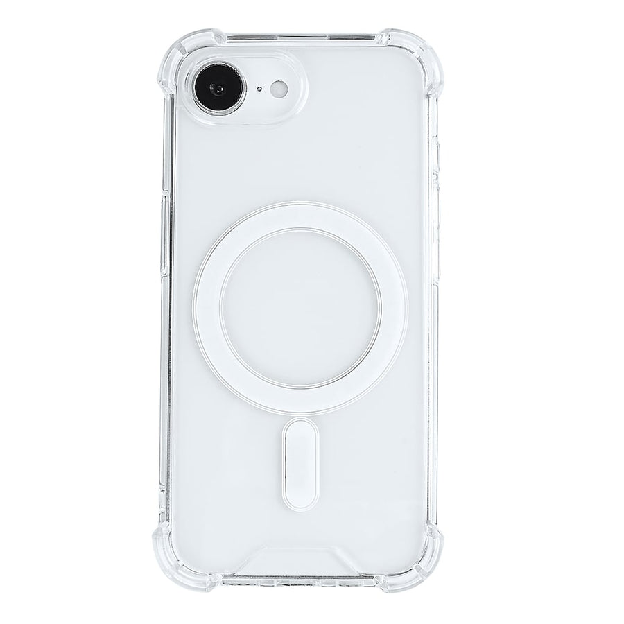 Étui anti-éclatement Rixus avec MagSafe pour Apple iPhone 16e transparent