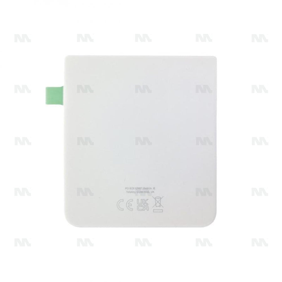 Vitre arrière inférieure blanche Original pour Samsung Galaxy Z Flip3 F711B