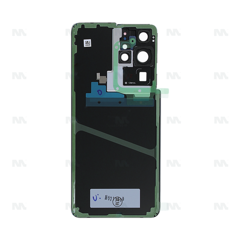 Vitre arrière pour Samsung Galaxy S21 Ultra 5G G998B avec objectif Phantom Titanium OEM