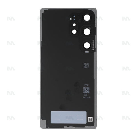 Vitre arrière pour Samsung Galaxy S25 Ultra S938B avec objectif Titanium Jet Black Original