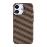 Coque Mag Carbon avec MagSafe pour Apple iPhone 17 - Marron