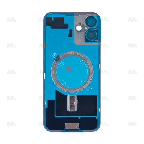 Vitre Arrière sans NFC, cadre de caméra agrandi compatible avec Ultramarine pour Apple iPhone 16 Plus