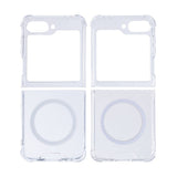Étui anti-éclatement Rixus avec MagSafe pour Samsung Galaxy Z Flip6 transparent