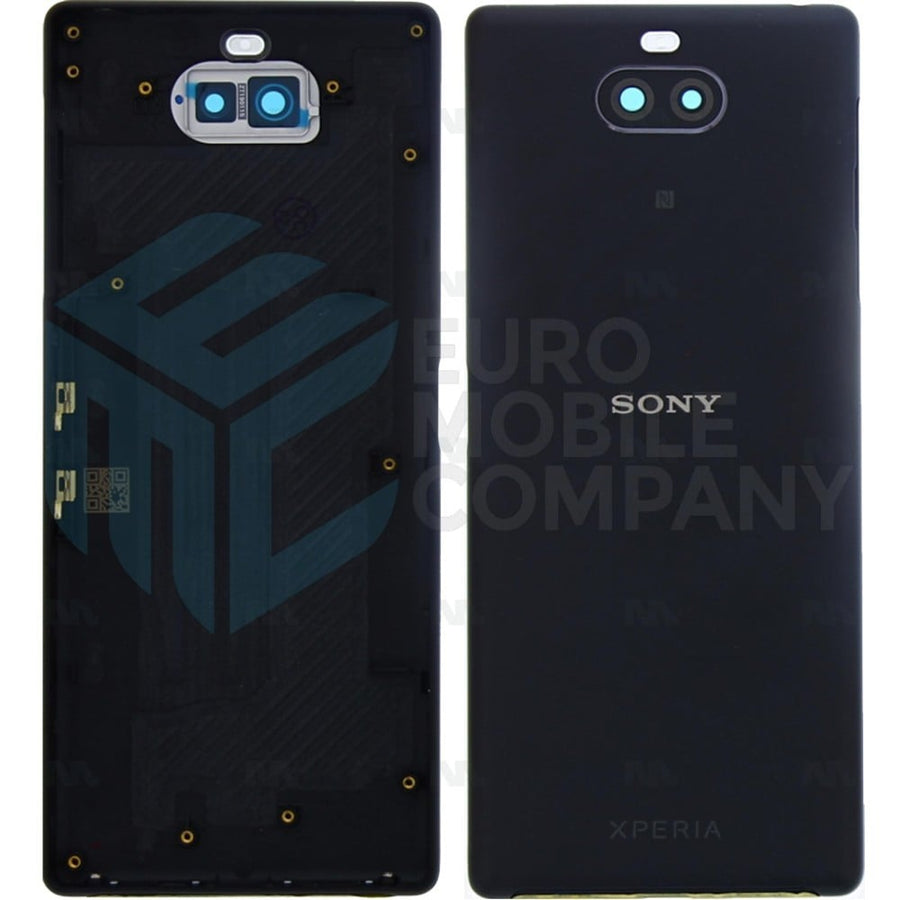 Vitre arrière pour Sony Xperia 10 avec objectif - Noir - OEM