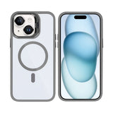 Étui Rixus Classic 03 avec MagSafe pour Apple iPhone 15 Gris titane