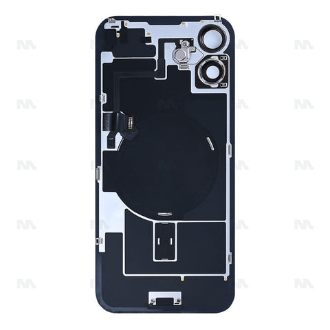 Vitre Arrière avec NFC, cadre d'appareil photo agrandi pour Apple iPhone 16 Plus – Rose – Reconditionné