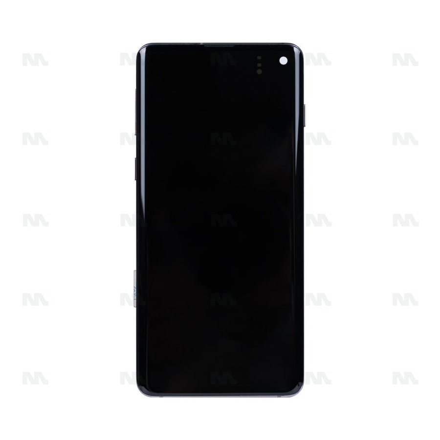 Chassis + Ecran Original Reconditionné + Vitre pour Samsung Galaxy S10 G973F - Prism Black