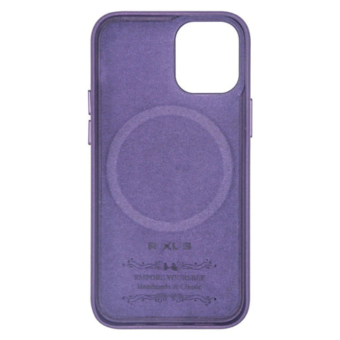 Étui Rixus Classic 02 avec MagSafe pour Apple iPhone 12 Mini violet