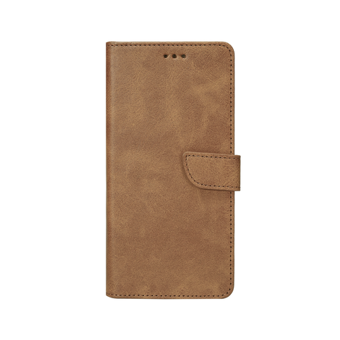Rixus Bookcase pour Samsung Galaxy A54 5G Marron clair