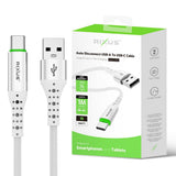Câble USB-A vers USB-C à déconnexion automatique Rixus RXUC21AC blanc
