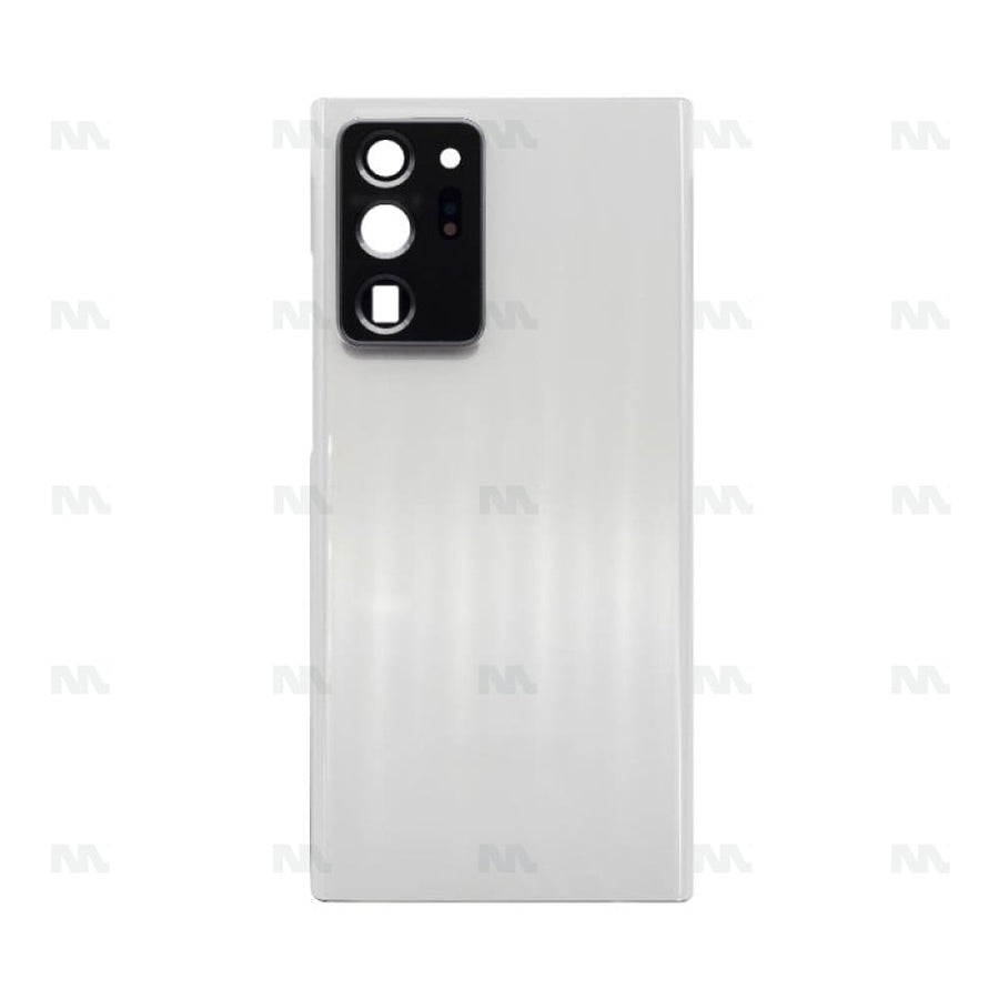Vitre arrière pour Samsung Galaxy Note 20 Ultra N985F avec objectif Mystic White OEM