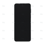 Chassis + Ecran Officiel Service Pack + Vitre pour Samsung Galaxy Z Flip4 5G F721B - Noir