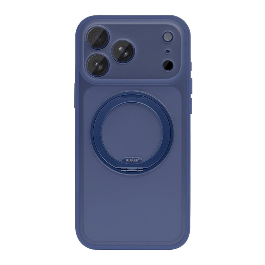 Coque SnapGrip 360 Rixus Pour Apple iPhone 17 Pro Max, 18 Pro Max Bleu