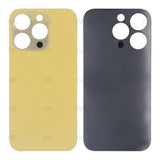 Vitre Arrière sans NFC pour Apple iPhone 14 Pro Max, bloc complet de caméra agrandi compatible avec la couleur or