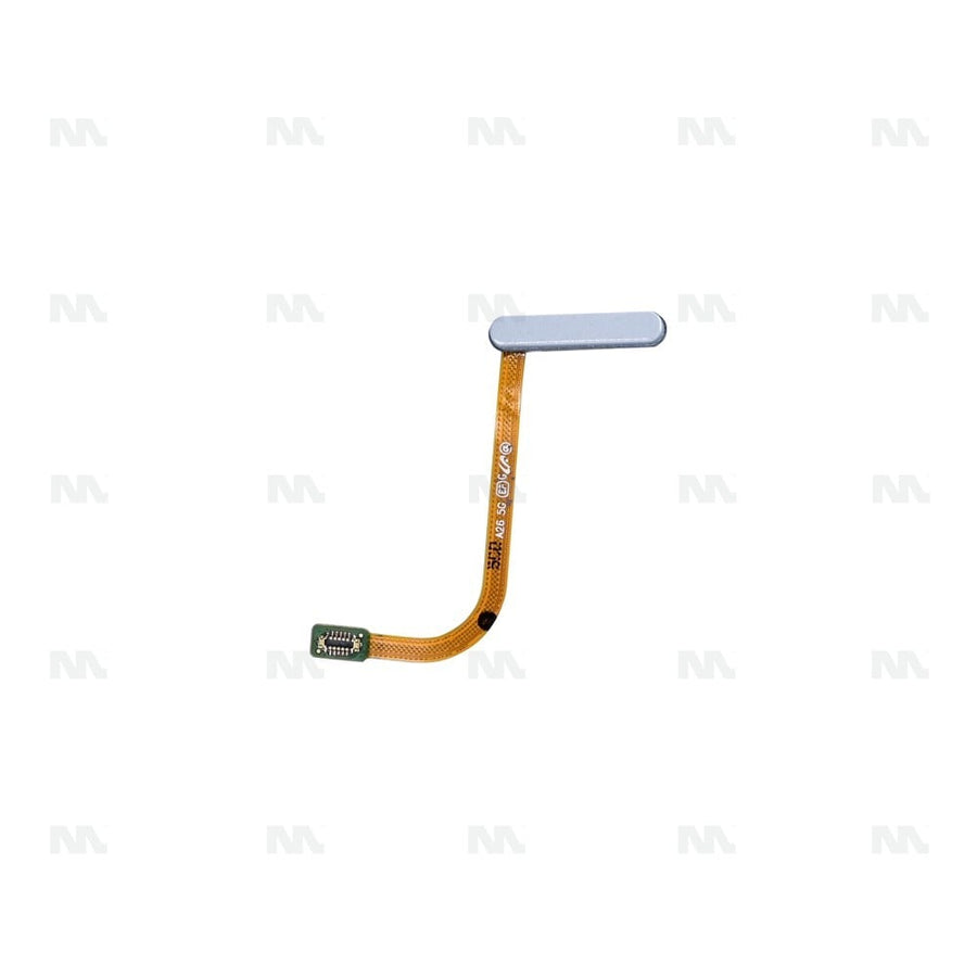 Nappe de capteur d'empreintes digitales pour Samsung Galaxy A26 A266B avec bouton d'alimentation – Blanc – OEM