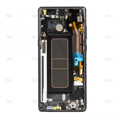 Chassis + Ecran Original OEM pour Samsung Galaxy Note 8 (SM-N950F) / Glass - Midnight Black
