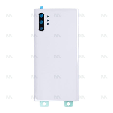 Vitre arrière pour Samsung Galaxy Note 10 Plus 5G N976F avec lentille Aura White OEM