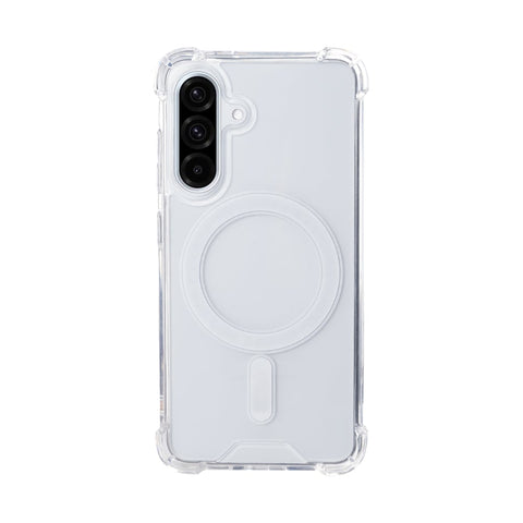 Étui anti-éclatement Rixus avec MagSafe pour Samsung Galaxy A36 transparent