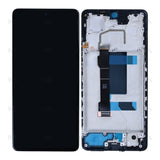 Chassis + Ecran Original OEM + Vitre pour Xiaomi Redmi Note 12 Pro 5G (22101316C) - Noir