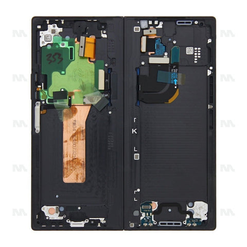 Chassis + Ecran Officiel Service Pack + Vitre pour Samsung Galaxy Z Fold6 F956B - Crafted Black