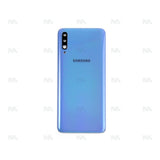 Vitre arrière pour Samsung Galaxy A70 A705F avec objectif bleu OEM