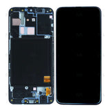 Chassis + Ecran Officiel Service Pack + Vitre pour Samsung Galaxy A40 A405F - Noir