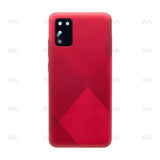 Vitre arrière pour Samsung Galaxy A02s A025F avec objectif rouge OEM