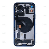Boîtier pour Apple iPhone 12 avec petites pièces, compatible, bleu