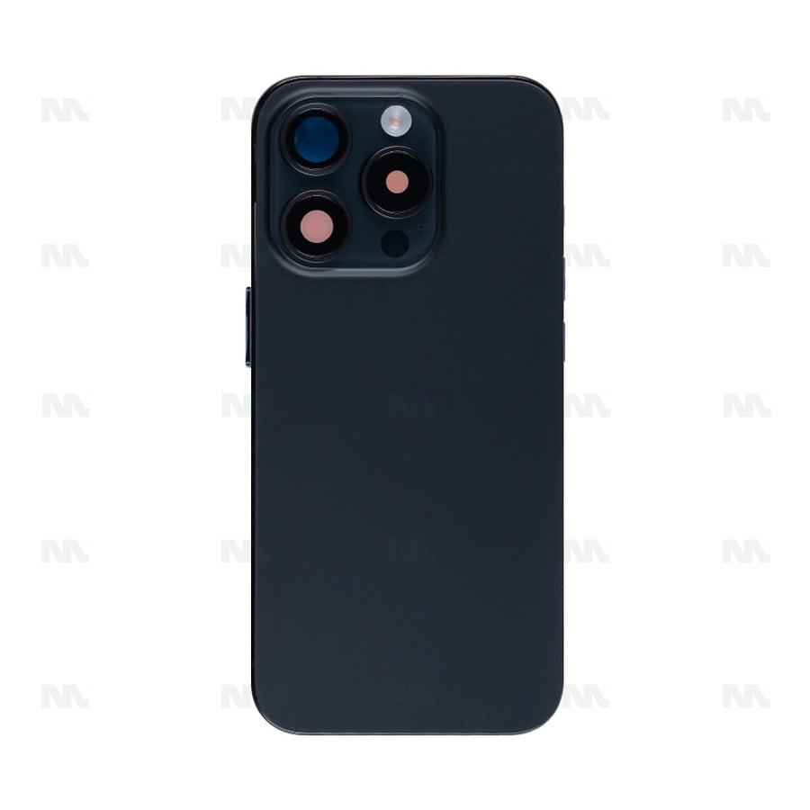 Boîtier avec petites pièces en titane noir OEM pour Apple iPhone 15 Pro