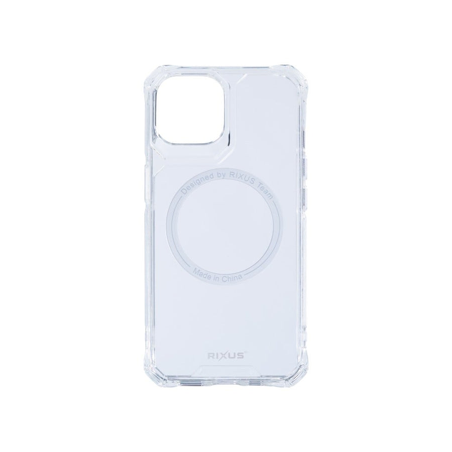 Étui antichoc Rixus Armor-X avec MagSafe pour Apple iPhone 14 Plus transparent