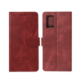 Rixus Bookcase pour Samsung Galaxy A71 4G Rouge foncé