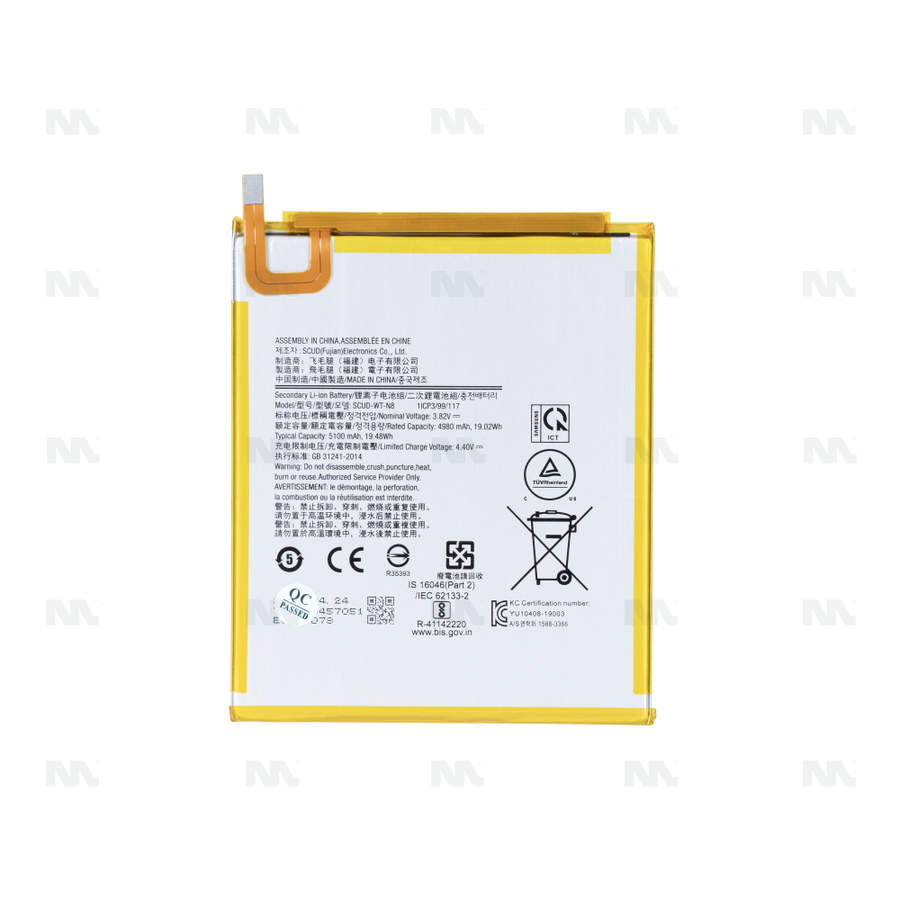 Batterie Samsung Galaxy Tab A 8.0 pouces (2019) T290, T295 (SWD-WT-N8) - OEM