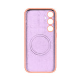 Coque de téléphone souple en TPU avec MagSafe pour Samsung Galaxy S24 Plus rose