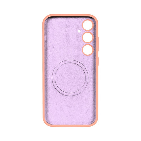 Coque de téléphone souple en TPU avec MagSafe pour Samsung Galaxy S24 Plus rose