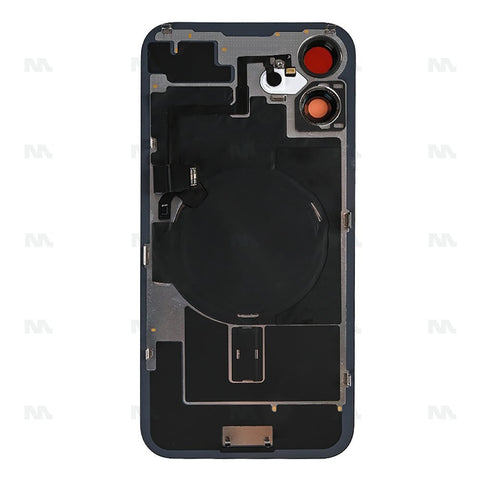 Vitre arrière avec NFC (Grand contour caméra) Compatible pour Apple iPhone 16 - Blanc