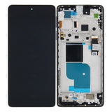 Chassis + Ecran LCD complet pour Motorola Edge 30 Pro (XT2201) (5D68C20263) - Noir