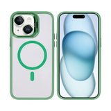 Étui Rixus Classic 03 avec MagSafe pour Apple iPhone 15 Plus vert clair