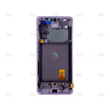 Chassis + Ecran Officiel Service Pack + Vitre pour Samsung Galaxy S20 FE G780F / 5G G781B Cloud Lavender