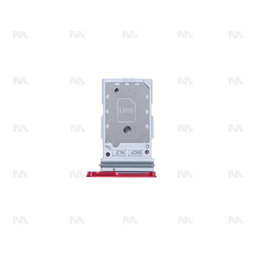 Support de carte SIM pour Samsung Galaxy S25 S931B, S25 Plus S936B - Rouge corail - OEM