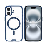Coque Rixus Crystal Amber pour Apple iPhone 16 - Bleu