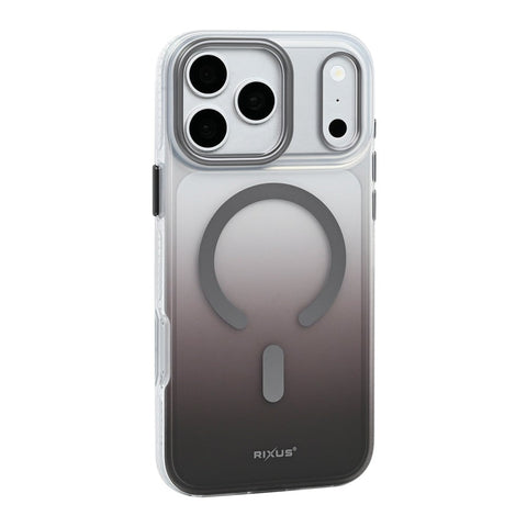 Coque Rixus Aero Shield Compatible MagSafe pour Apple iPhone 17 Pro Max, 18 Pro Max - Gris Foncé