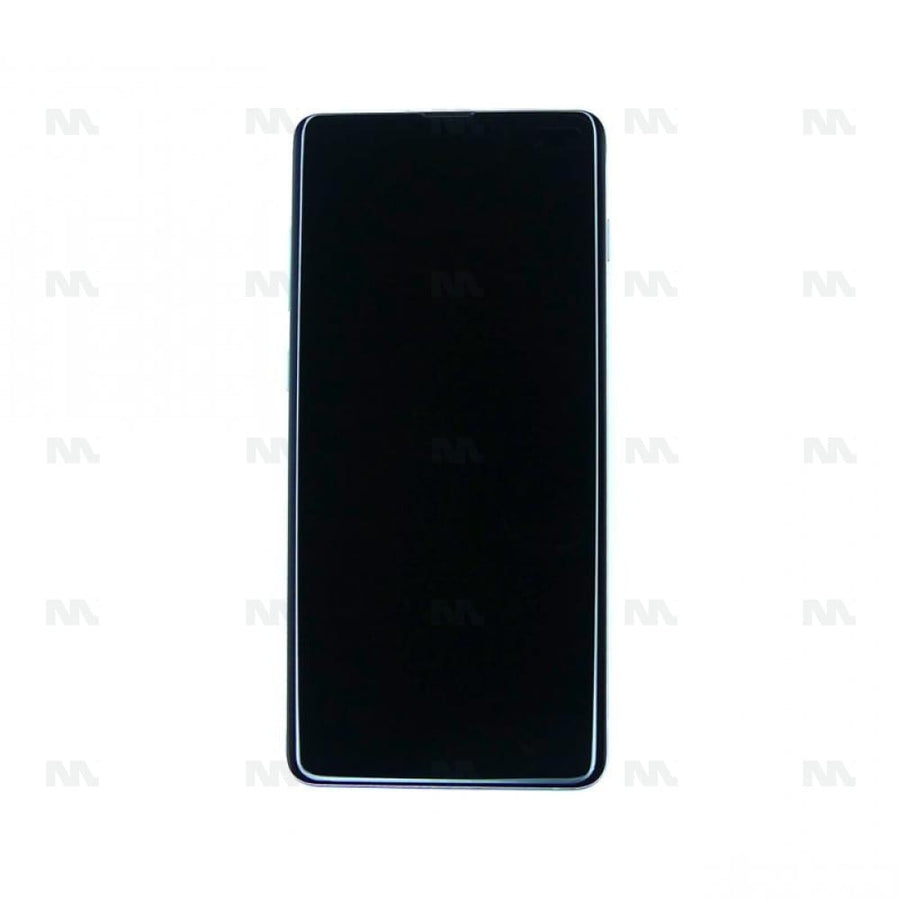 Ecran LCD complet pour Samsung Galaxy S10 Plus SM-G975F (GH82-18849B) - Prism White