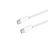 Câble de recharge rapide pour iPhone 15 Series US3002M USB-C vers USB-C 200 cm blanc
