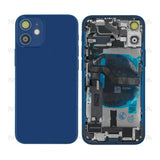 Boîtier pour Apple iPhone 12 Mini avec petites pièces, bleu, OEM