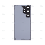 Vitre arrière pour Samsung Galaxy S23 Ultra S918B avec lentille crème OEM
